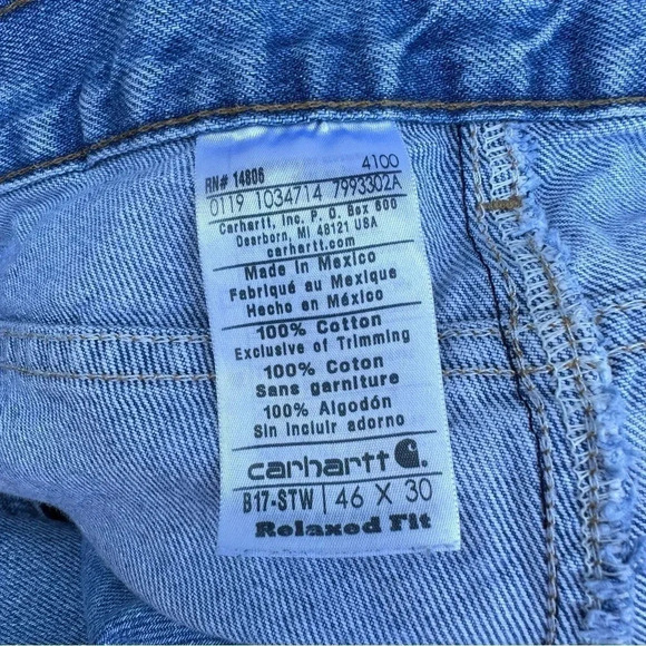 Carhart jeans in good condition size 46-30 men’s - Picture 3 of 4
